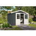  Outdoor Life Products | Tuinhuis Norah 275 x 230 | Gecoat | Platinum Grey-Wit 210283-01